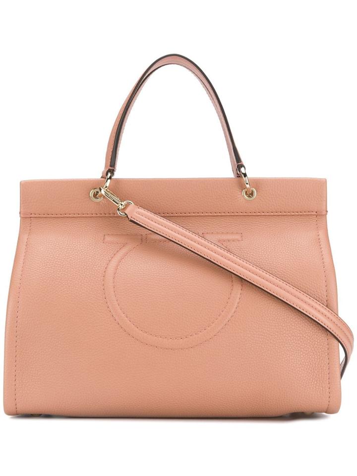 Salvatore Ferragamo Gancini Tote Bag - Pink