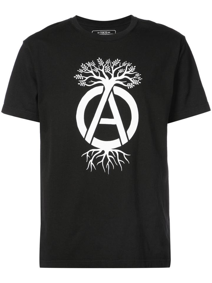 Neighborhood Print T-shirt - Black