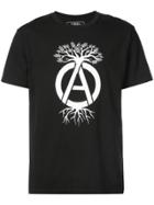 Neighborhood Print T-shirt - Black