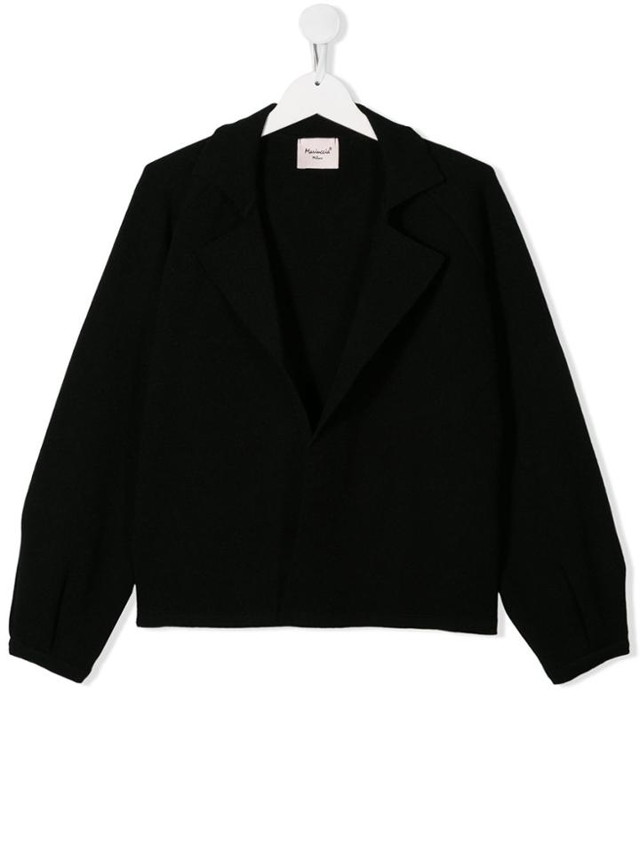Mariuccia Milano Kids Teen Single-breasted Jacket - Black