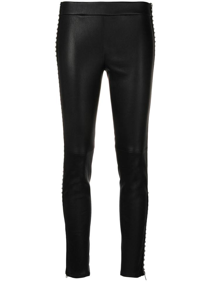 Alexander Mcqueen Studded Skinny Trousers - Black