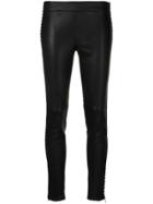 Alexander Mcqueen Studded Skinny Trousers - Black