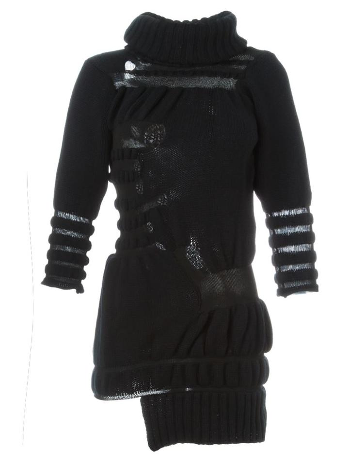 Helen Lawrence Holey Roll Neck Knit Dress