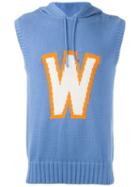 Walter Van Beirendonck Vintage Hooded Knitted Sleeveless Top