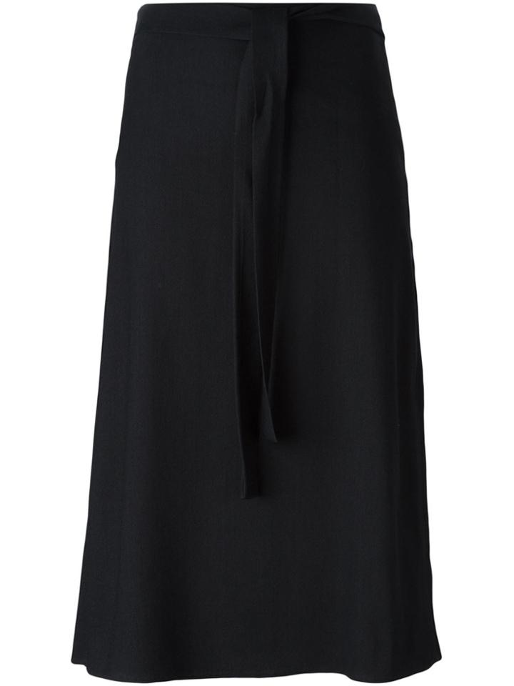 Helmut Lang Wrap Midi Skirt - Blue