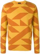 Roberto Collina Qube Sweater - Yellow & Orange