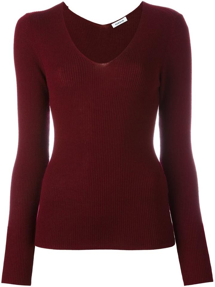 P.a.r.o.s.h. 'licia' Sweater, Women's, Size: Xl, Red, Wool