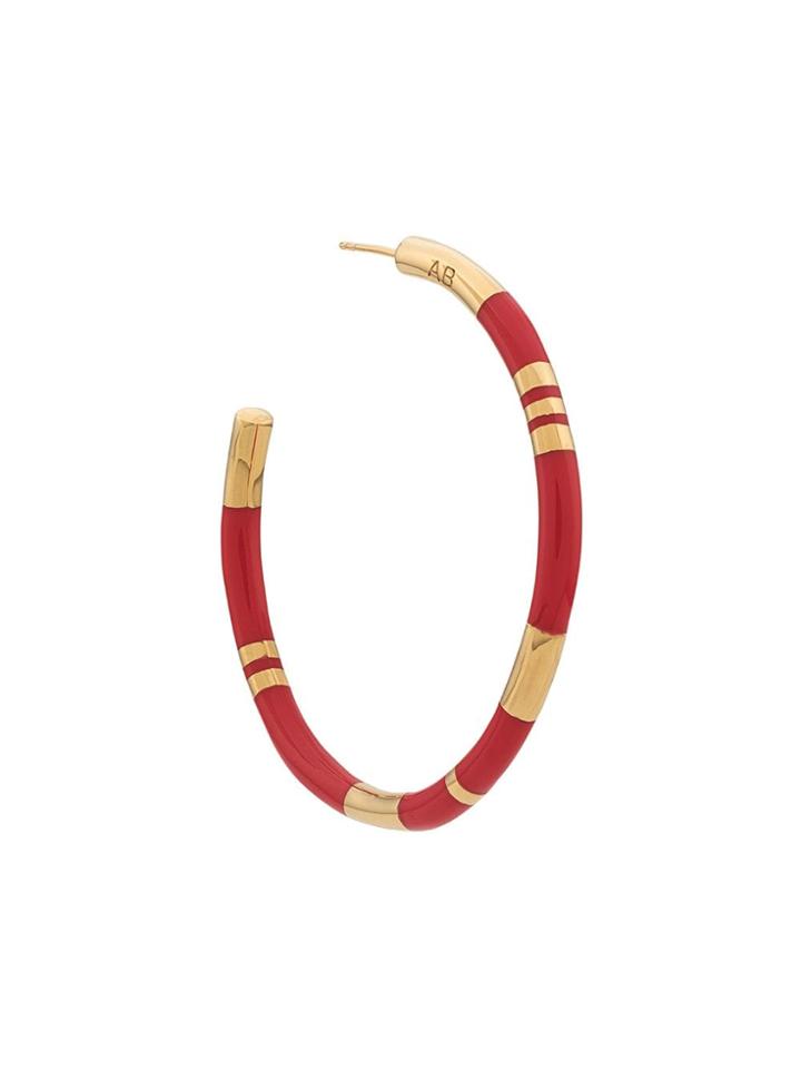 Aurelie Bidermann Positano Large Earrings - Red