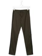 No21 Kids Straight-leg Trousers - Green