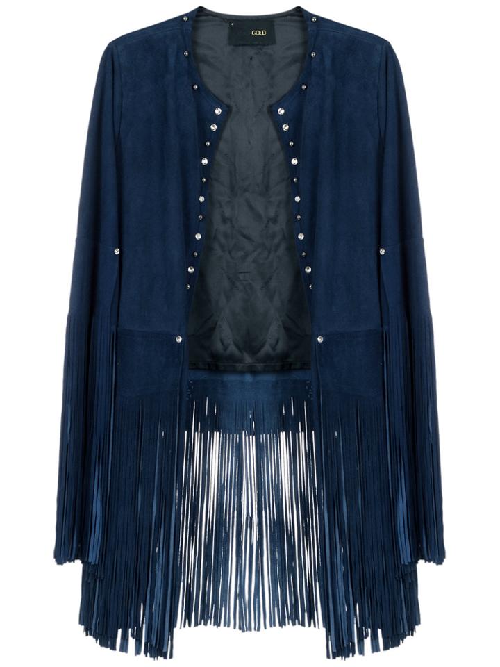 Andrea Bogosian Tassel Waistcoat - Blue