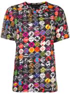 Marc Jacobs Graphic Printed Short Sleeve T-shirt - Black