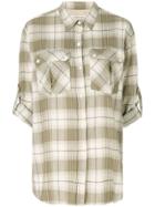 Current/elliott Checked Shirt - Nude & Neutrals