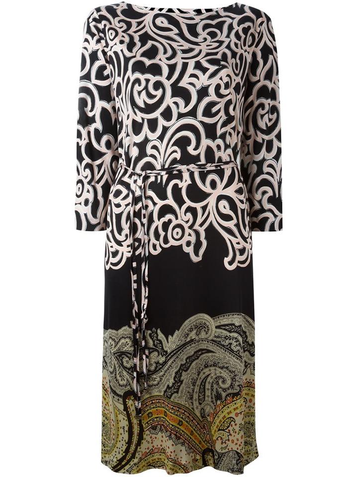 Etro Floral Print Mid Dress