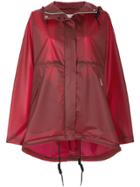 Hunter Hooded Raincoat - Red