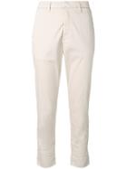 Hope Cropped Slim Fit Trousers - Neutrals