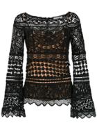 Martha Medeiros Camila Lace Blouse - Black