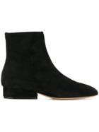 Salvatore Ferragamo Suede Ankle Boots - Black