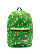 Herschel Supply Co. Lime Green Snoopy Print Dual Compartment Backpack