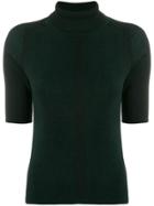 Falke Roll Neck Knit Top - Black