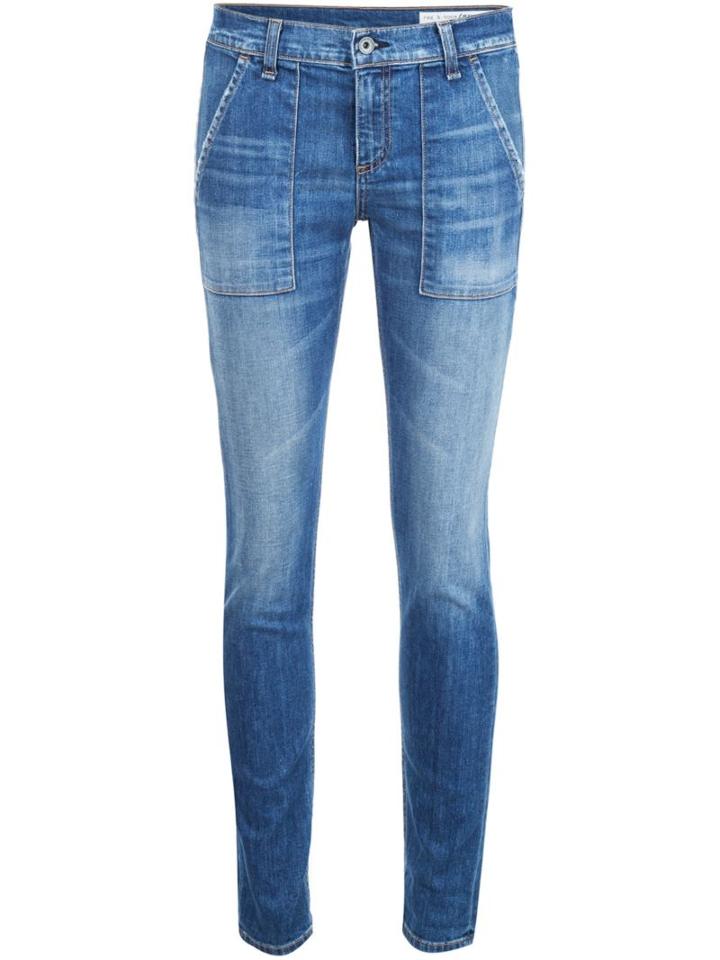 Rag & Bone 'carpenter' Jeans, Women's, Size: 25, Blue, Cotton/spandex/elastane