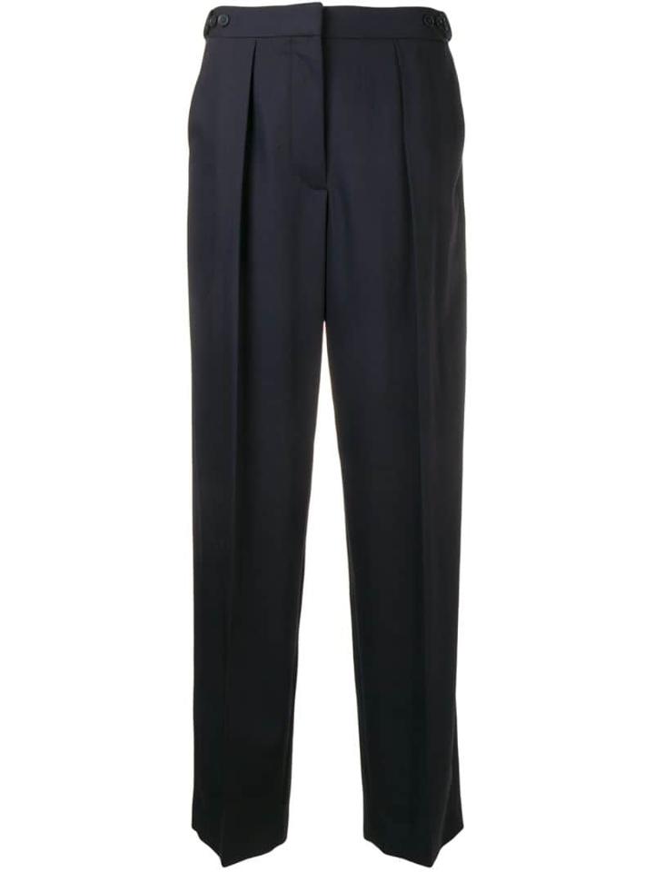 Stella Mccartney Wide Leg Tailored Trousers - Blue