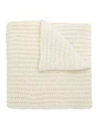 Egrey Knitted Cashmere Scarf - White