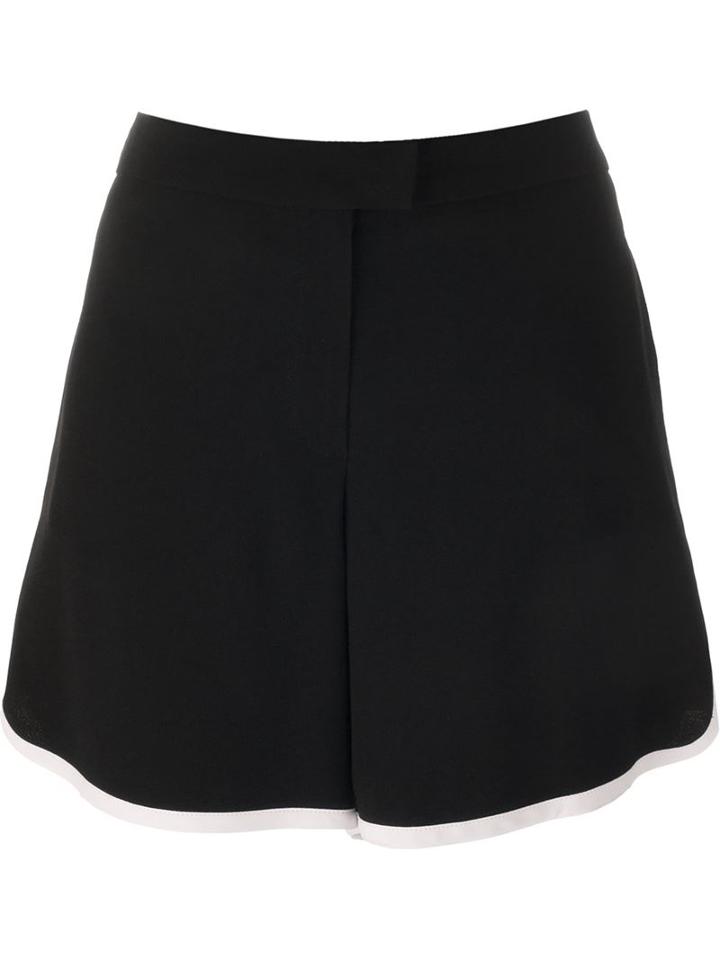 Iceberg Contrast Trim Wide Leg Short Shorts