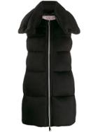 Herno Long-length Gilet - Black