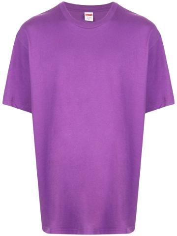 Supreme Headline Print T-shirt - Purple