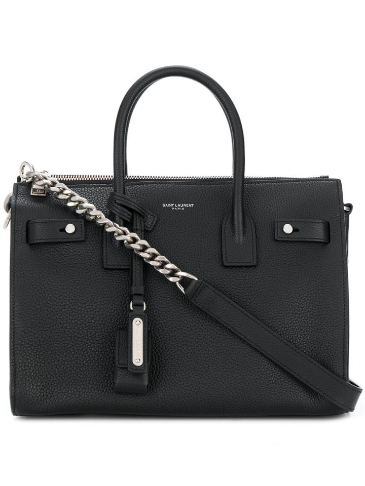 Saint Laurent Small Sac De Jour Bag - Black