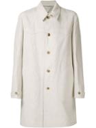 Maison Margiela Classic Trench Coat, Men's, Size: 50, White, Viscose/cotton/linen/flax