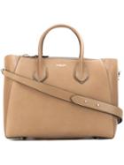 Michael Kors - Satchel Tote - Women - Calf Leather - One Size, Nude/neutrals, Calf Leather