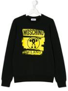 Moschino Kids - Question Mark Logo Sweatshirt - Kids - Cotton/spandex/elastane - 14 Yrs, Black
