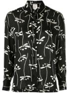Chanel Pre-owned Dragonfly Print Shirt - Black