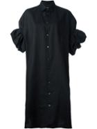 Junya Watanabe Comme Des Garçons Ruffled Sleeve Shirt Dress