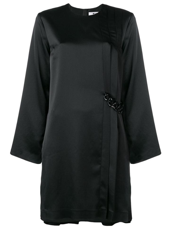 Msgm Loose Fitted Dress - Black
