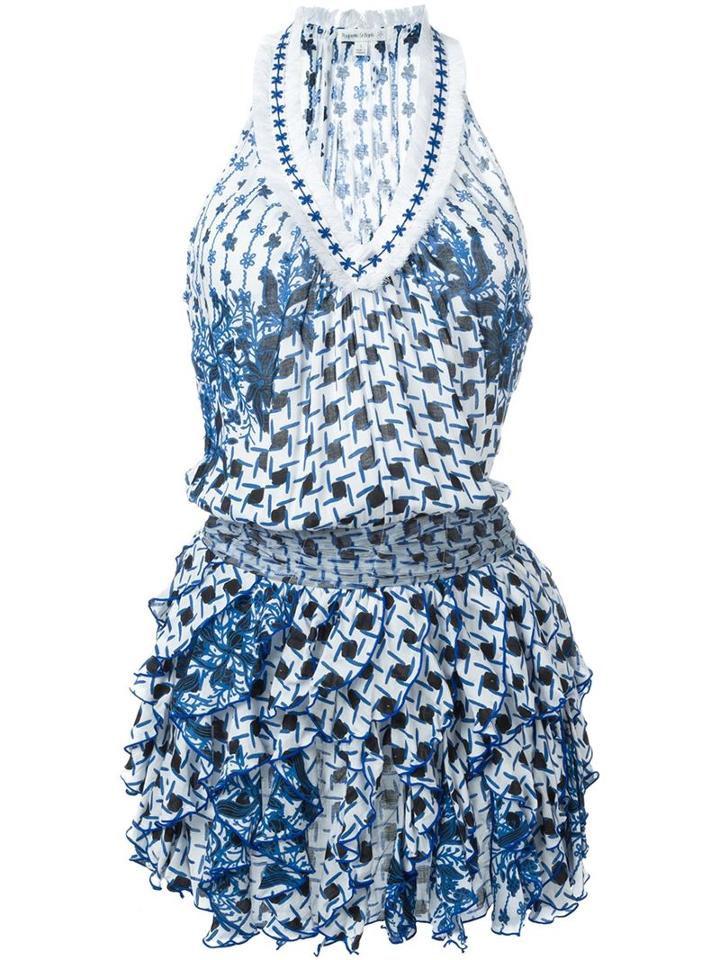 Poupette St Barth 'beline' Frill Dress