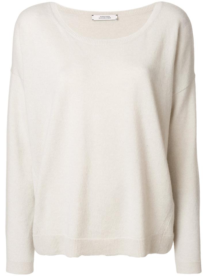 Dorothee Schumacher Oversized Drop Shoulder Sweater - Nude & Neutrals
