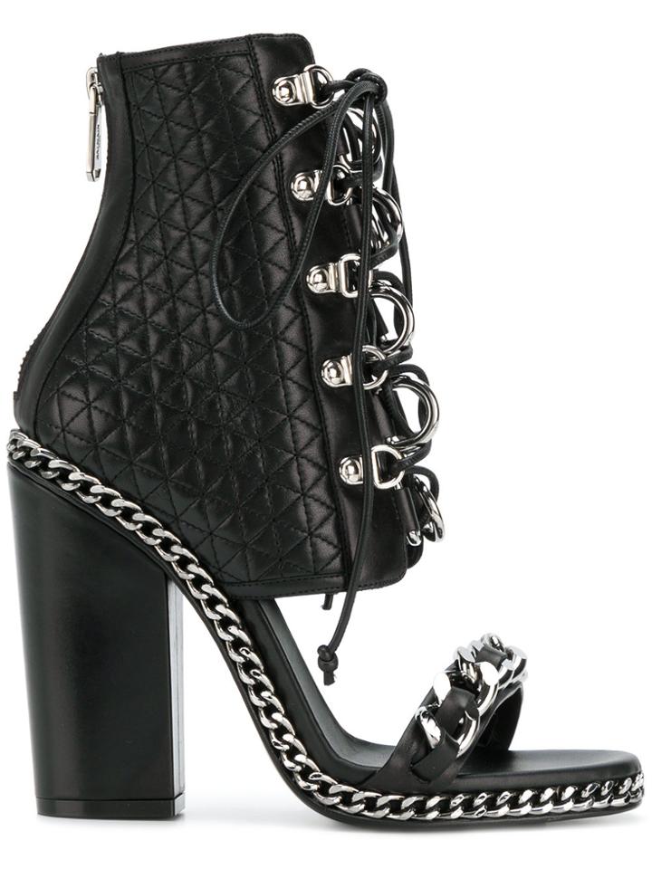 Balmain Diane Sandals - Black