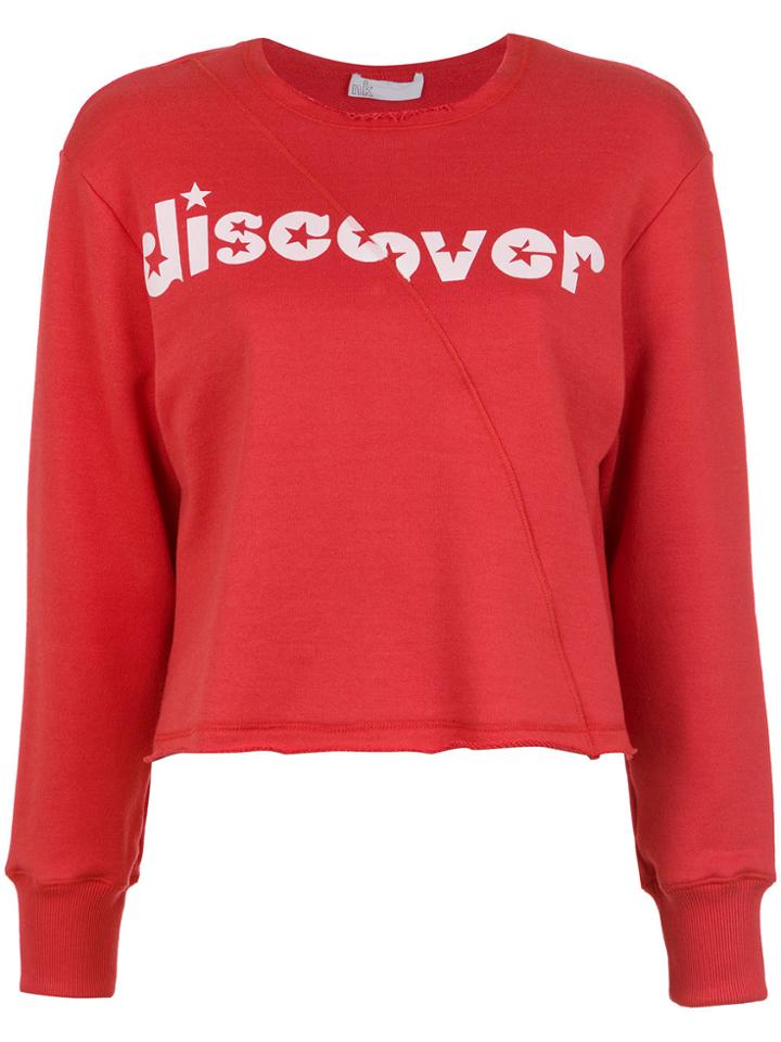Nk Printed Sweatshirt - Red