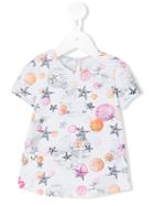 John Galliano Kids - Star Print T-shirt - Kids - Cotton/spandex/elastane - 12 Mth, White