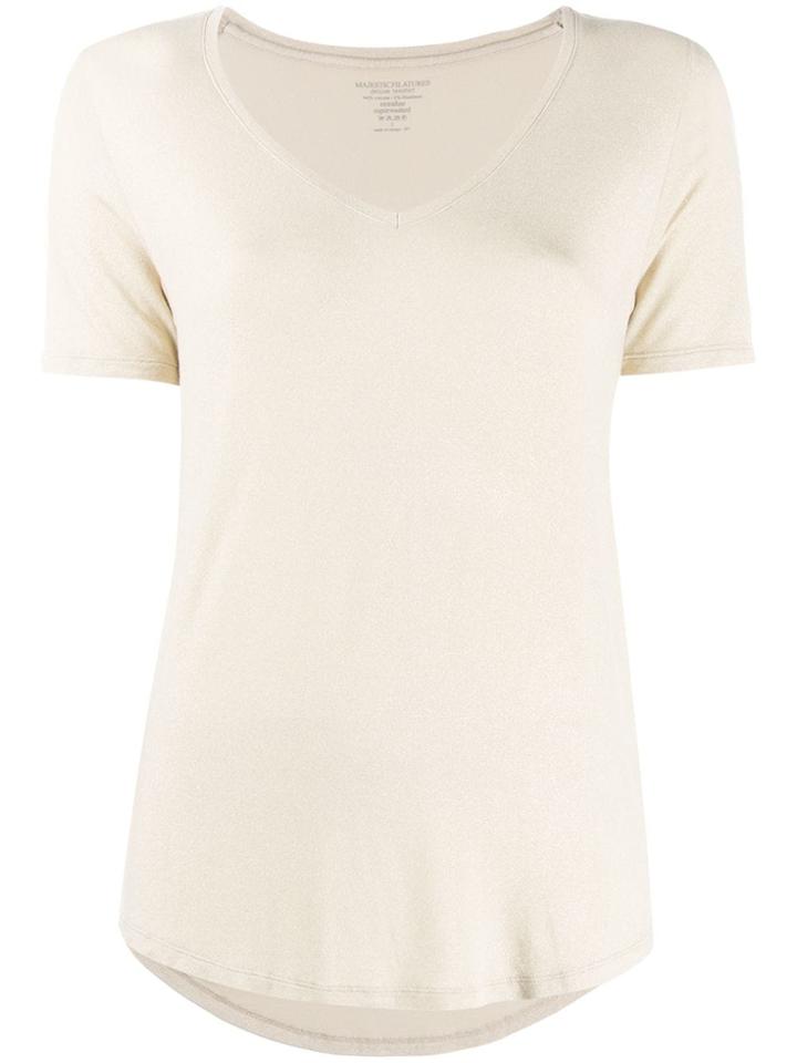 Majestic Filatures V-neck T-shirt - Neutrals