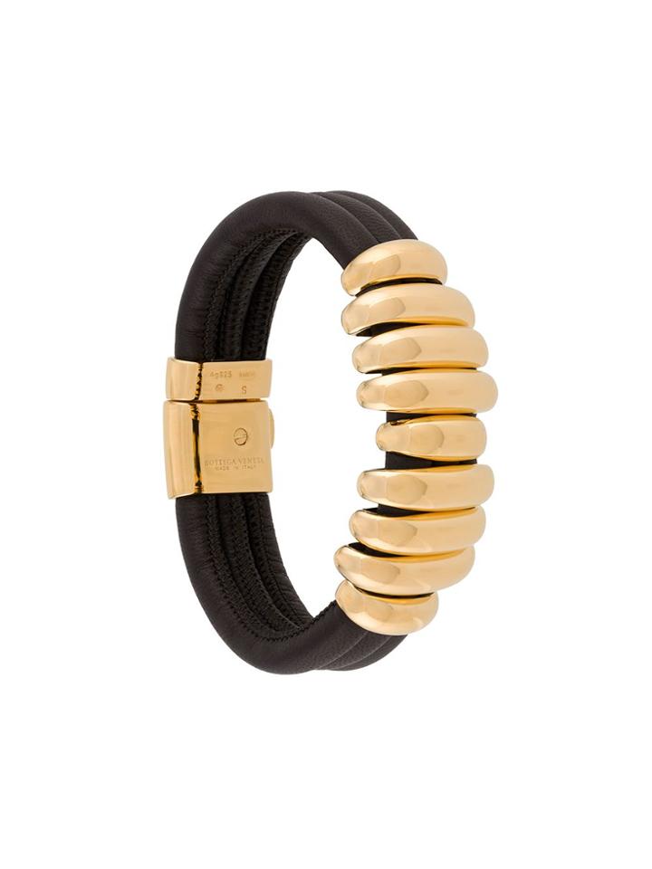 Bottega Veneta Nine Ring Bracelet - Black