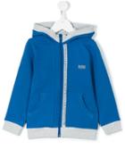 Boss Kids Zip-up Hooded Sweatshirt, Boy's, Size: 6 Yrs, Blue