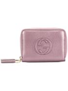 Gucci Interlocking Gg Wallet - Purple