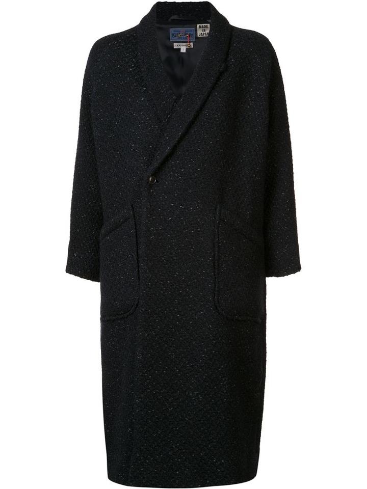 Blue Blue Japan Double Breasted Coat, Women's, Size: Small, Cotton