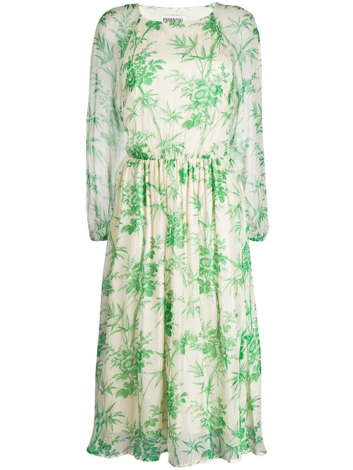 Essentiel Antwerp Shayna Floral Print Dress - Neutrals