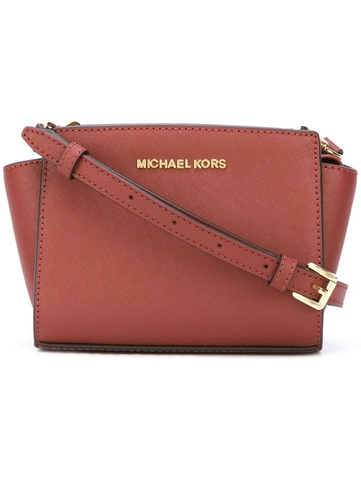 Michael Michael Kors Mini 'selma' Crossbody Bag, Women's, Red