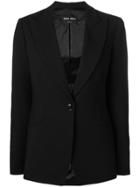 Giorgio Armani Single Breasted Blazer - Black