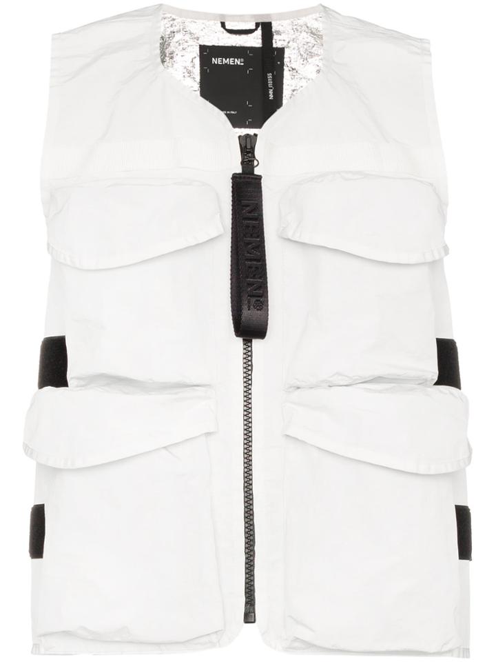 Nemen Guard Vest Sleeveless Jacket - White